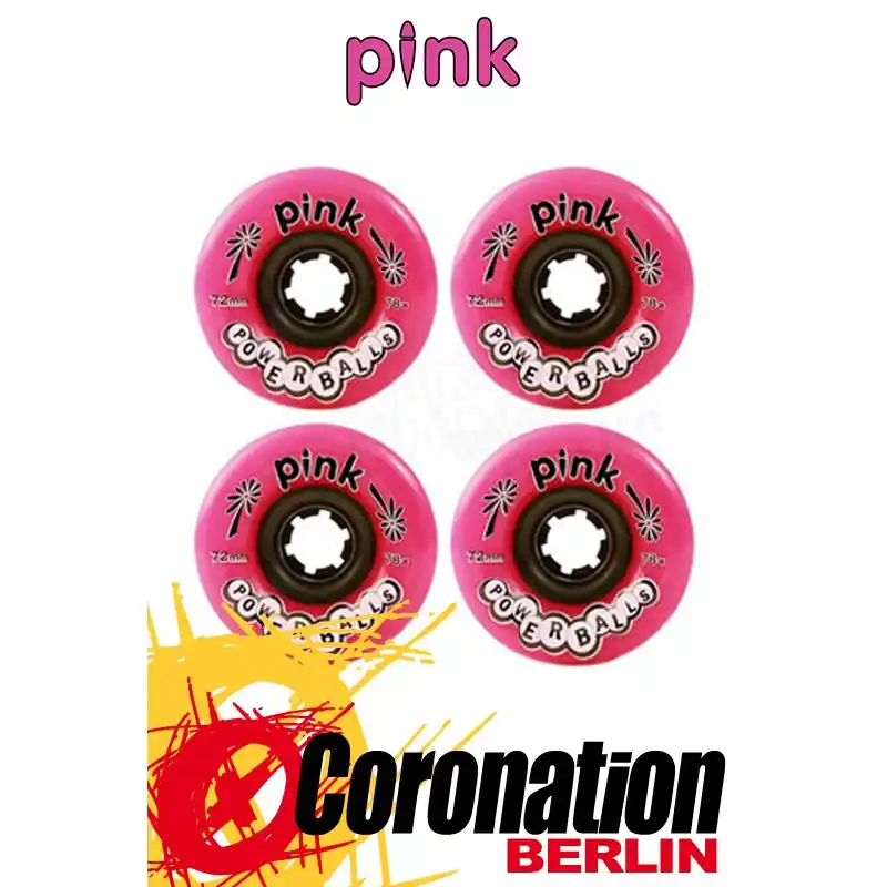 Begrenztes Angebot Pink POWERBALLS 78a Wheels