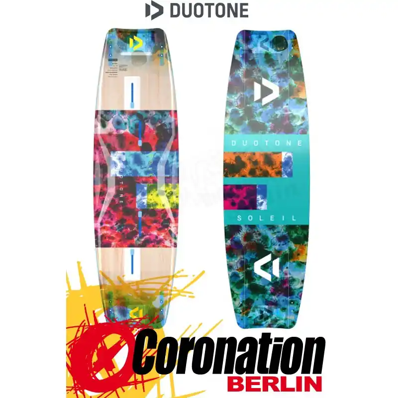 Duotone SOLEIL 2021 TEST Kiteboard 136 + NTT BINDUNG Solange Der Vorrat Reicht