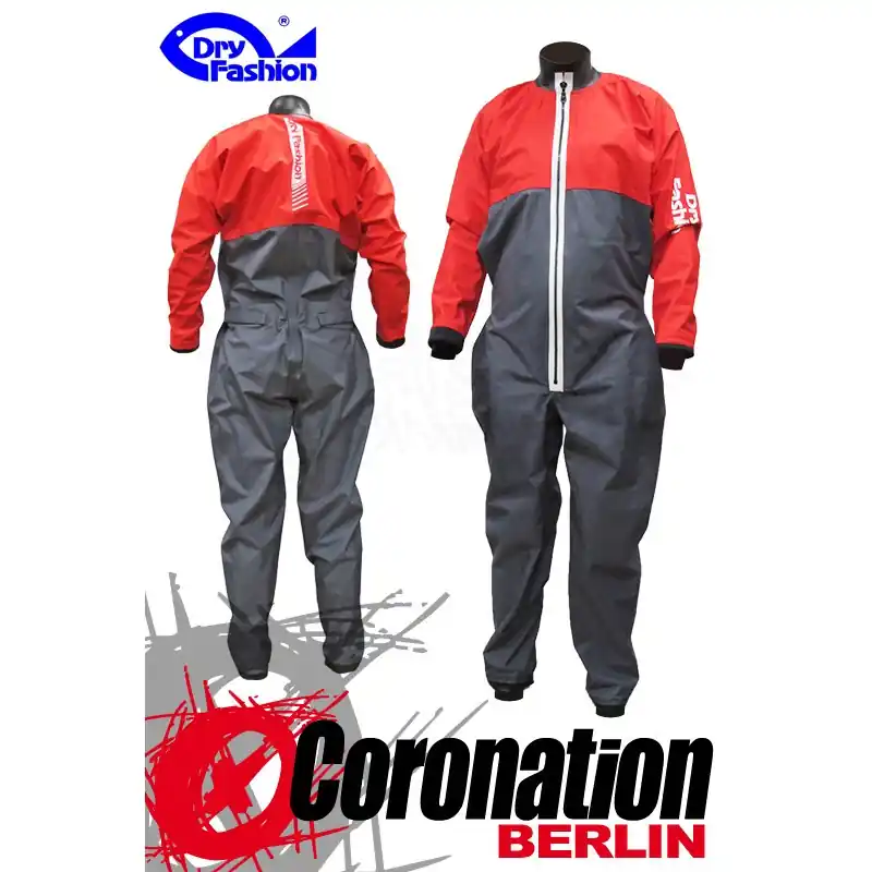 Billig Dry Fashion SUP ADVANCE Trockenanzug rot/anthrazit