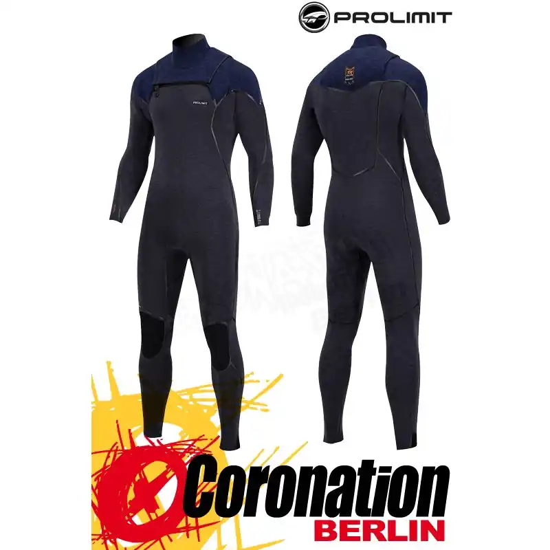 Prolimit MERCURY TR FREEZIP STEAMER 6/4 DL FTM 2021 Neoprenanzug black/blue Preiswert