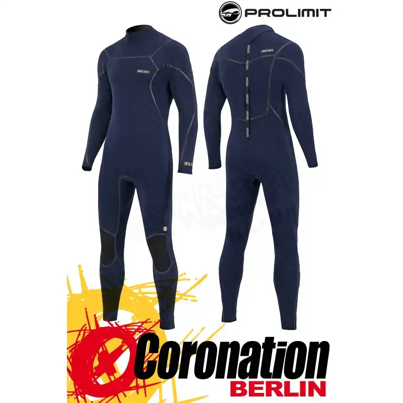 Prolimit MERCURY V-BACK ZIP STEAMER 6/4 DL FTM 2020 Neoprenanzug blue/orange Jetzt Kaufen