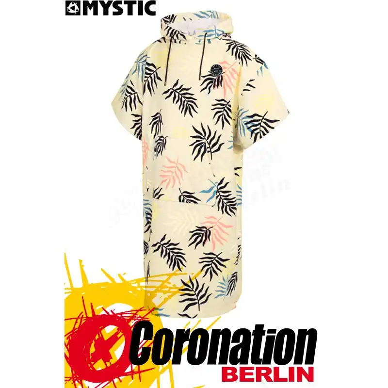 Günstig Mystic PONCHO VELOURS AOP 2022 pastel yellow