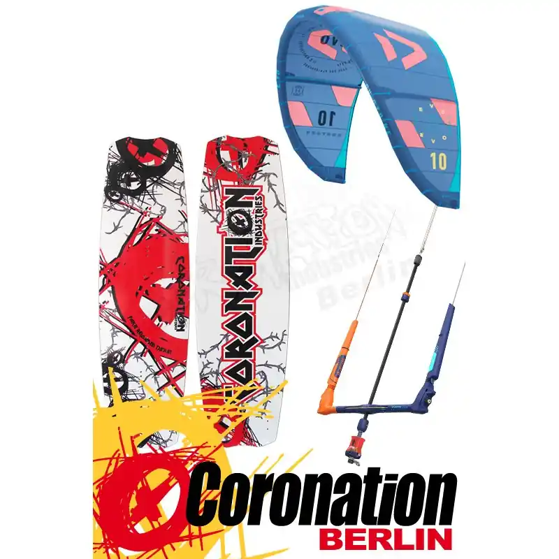 Kracherpreis Kitesurf Set Duotone EVO + CLICK Bar + Coro FAKIE