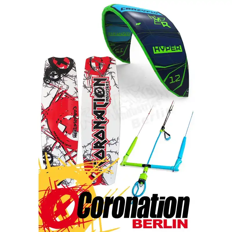 Solange Der Vorrat Reicht Kitesurf Set CF HYPER + SICK Bar + Coro FAKIE