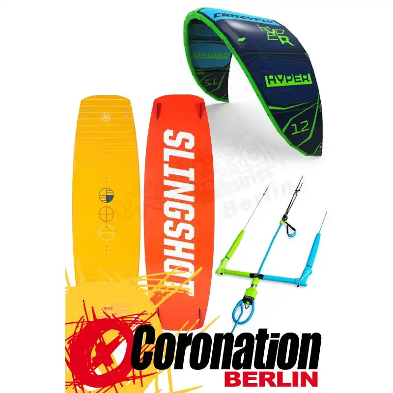 Kitesurf Set CF HYPER + SICK Bar + Slingshot CRISIS V2 Knallerangebot