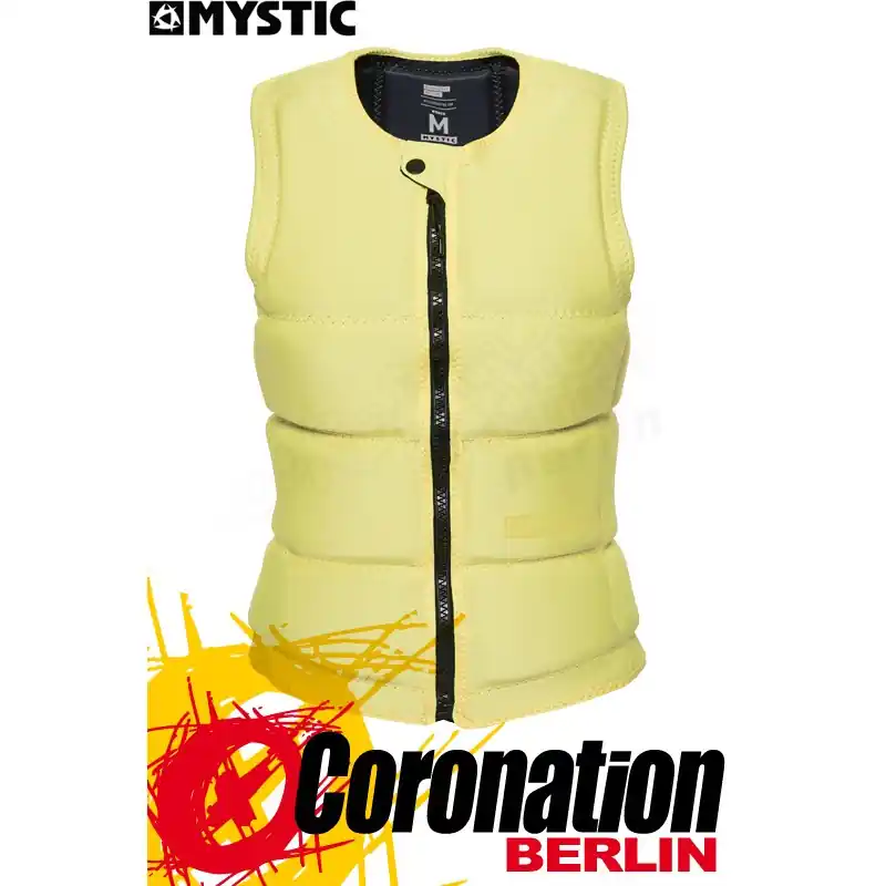 Mystic STAR IMPACT VEST FZIP WAKE WOMEN 2022 pastel yellow Sonderaktion