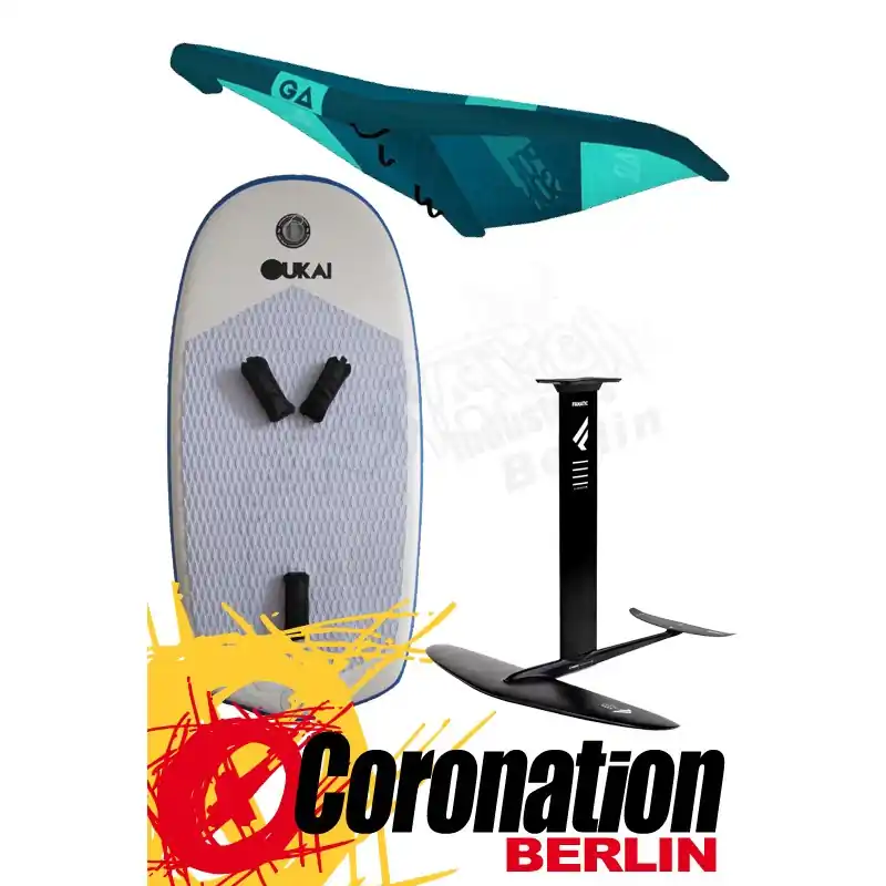 Begrenztes Angebot Wingfoil Set Oukai INFLATABLE BOARD - Fanatic HA 1750 - GA POISON