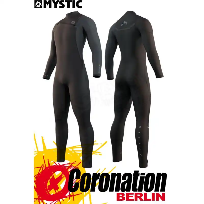 Geprüft Mystic MARSHALL FULLSUIT 3/2MM FZIP 2022 Neoprenanzug black/grey
