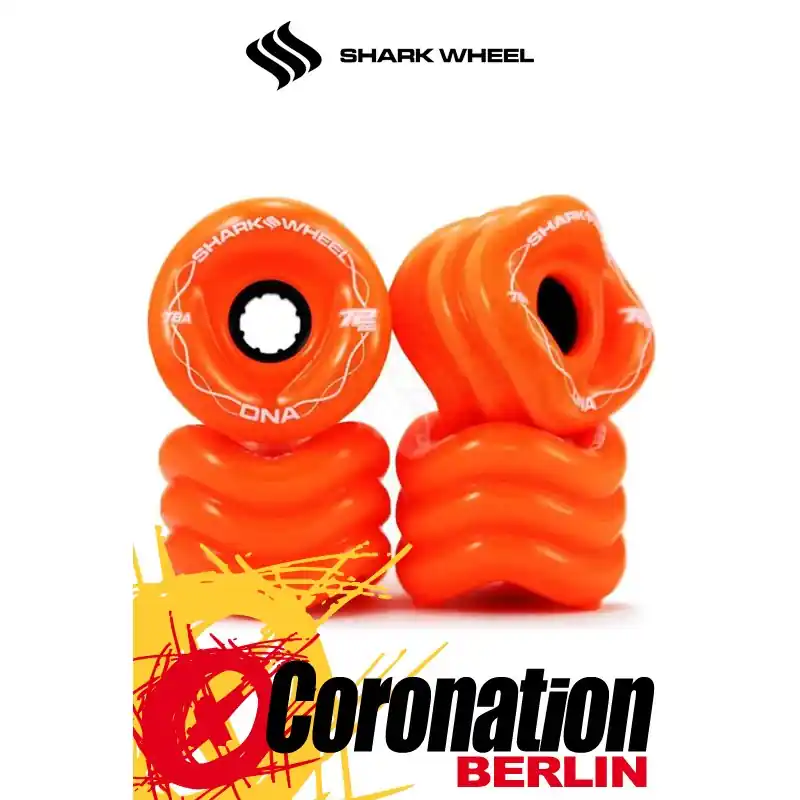 Expressversand Shark Wheel DNA 72mm Wheels Orange