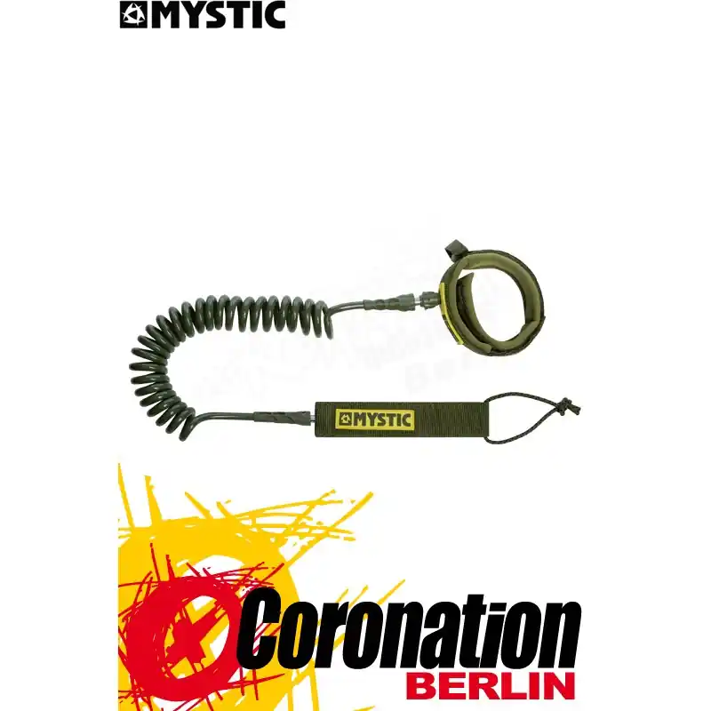 Mystic COILED Board Leash Dark Leaf Neu Im Sortiment