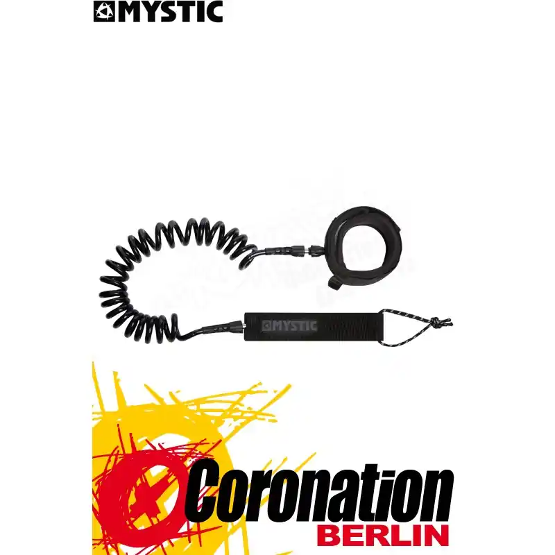 Neu Im Sortiment Mystic COILED Board Leash Black