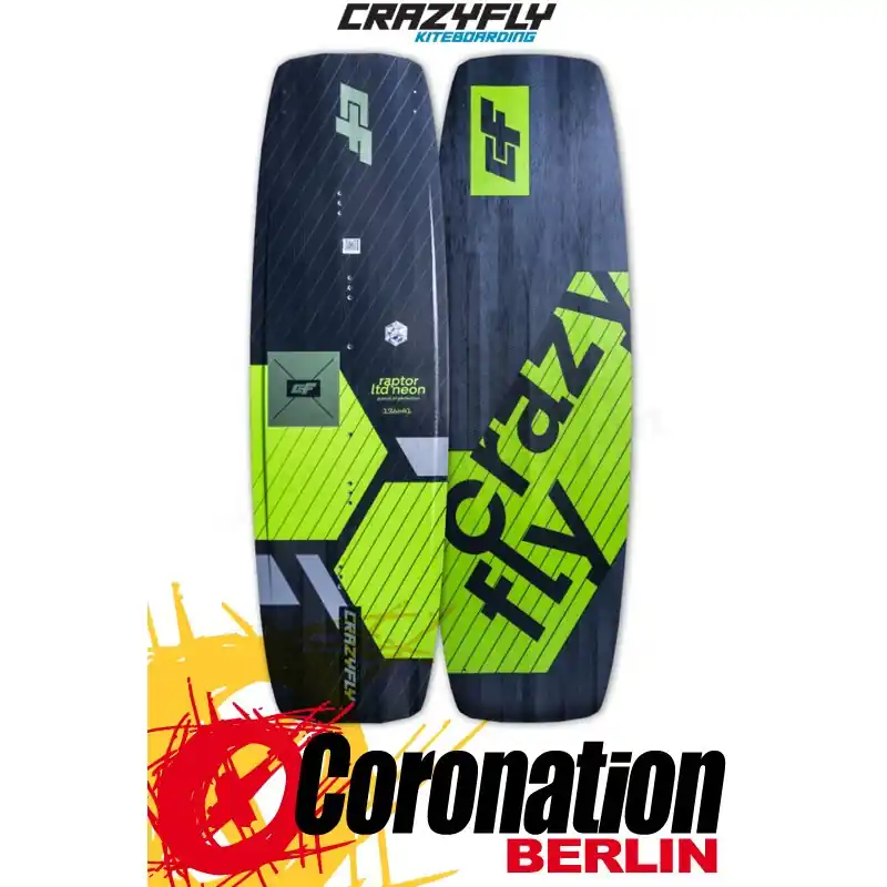 Online Kaufen CrazyFly RAPTOR LTD NEON 2023 Kiteboard