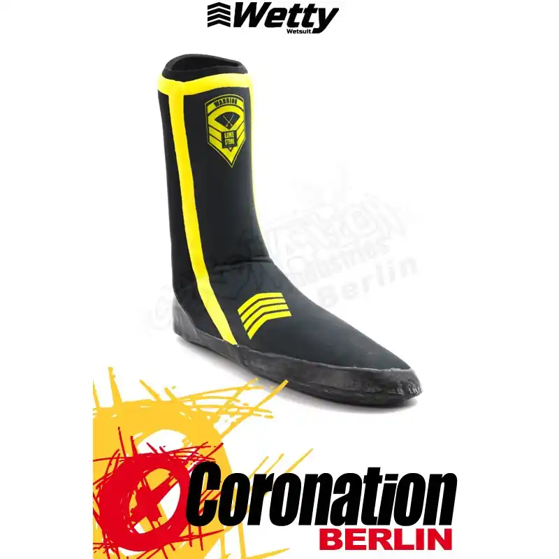 Wetty SURF BOOTS WARRIOR YELLOW 5MM Geprüft