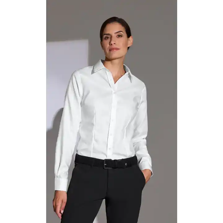 Saisonangebot Diane bügelfrei Langarm-Bluse Damen
