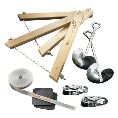 Nur Für Kurze Zeit Slackline-Tools CLASSIC FRAMELINE SET 10m Slackline Set