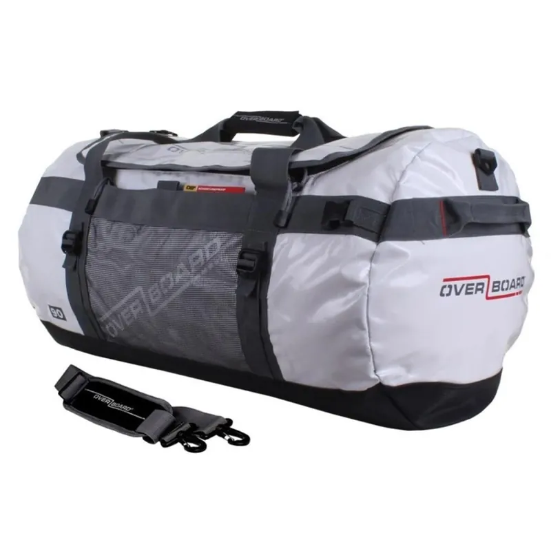 OverBoard wasserdichte Duffel Bag 90 Lit ADV Weiss Meistverkauft