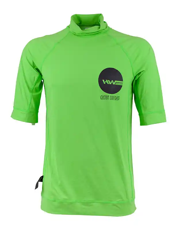 HW-Shapes TEAM Lycra Shortarm Turtleneck Flo Green Männer M/ Frauen L Top-Preis