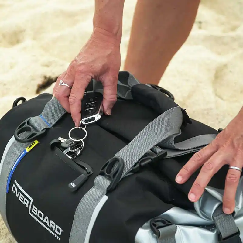 OverBoard wasserdichte Duffel Bag 40 Liter Schwarz Preis Gesenkt
