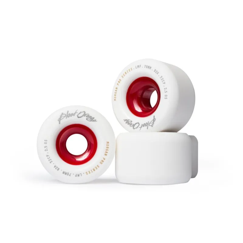 Neuheit Blood Orange MORGAN PRO (4erSet) 65mm/82a White Red