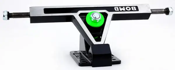 BOMB Trucks 180mm Longboardachse Black/Green Washers Preiswert