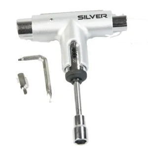 Sofort Bestellen Silver Skate Longboard Tool Pro Silver / Silver Steel