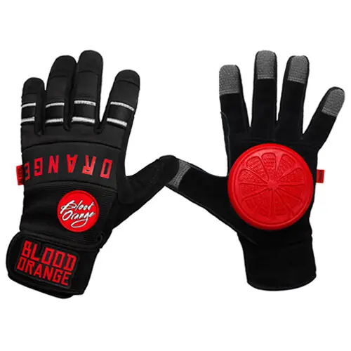 Blood Orange THE KNUCKLES Slide Gloves Black Echt