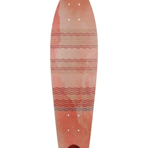 HW-Shapes MINI CRUISER Glasfaser Deck Red Wave Preis Gesenkt