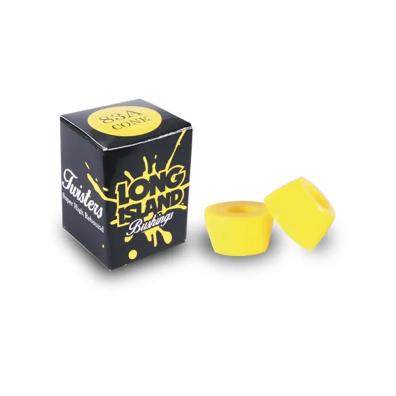 Long Island Bushings TWISTERS Cone 78A - 95A (Paar) 83A Yellow Geprüft
