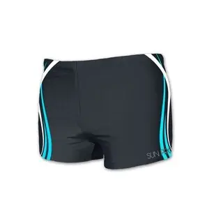 Preisreduziert Sun Project Kids Swim BOXER Black / Blue Stripes 176