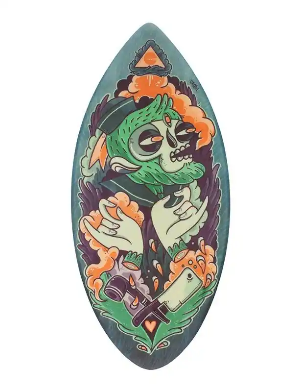 Bestseller HW-Shapes Art Series Hybridskim SEEMANNSGARN Skimboard