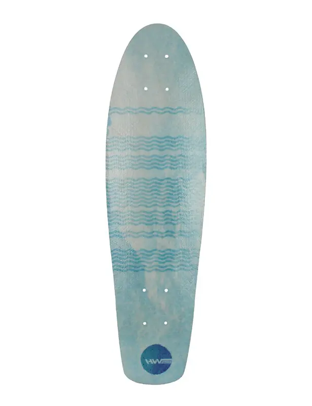 HW-Shapes 27" MINI CRUISER Glasfaser Deck Blue Wave Bestseller