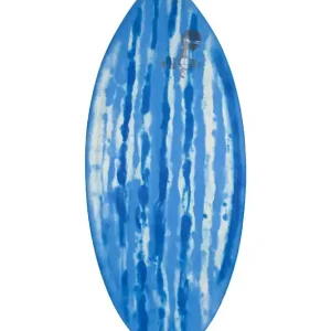 Nur Heute HW-Shapes Waveskim EPOXYART White Blue Skimboard READY TO GO