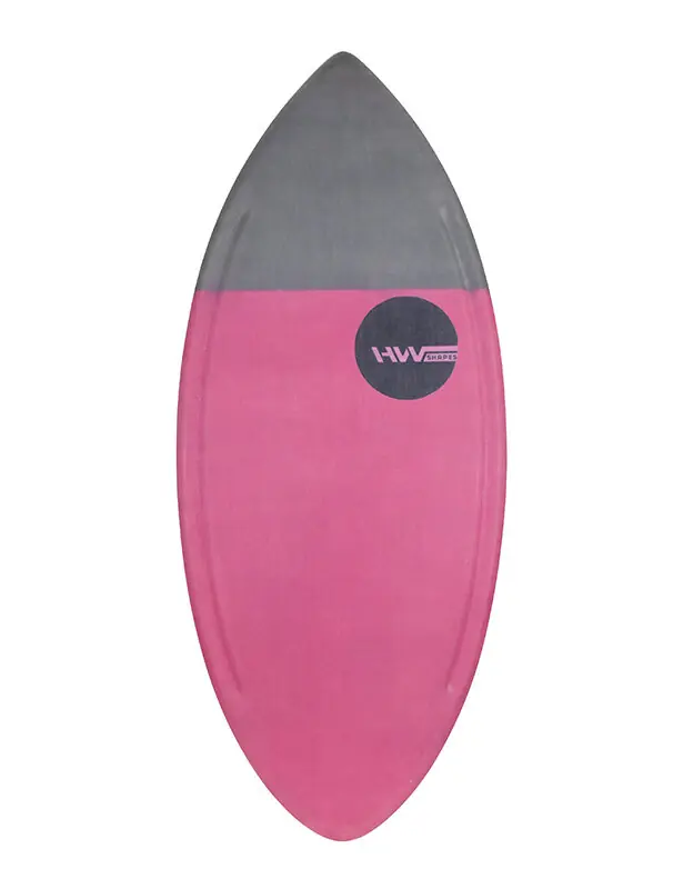 Schneller Versand HW-Shapes Waveskim Colorblock Grey Pink Skimboard READY TO GO