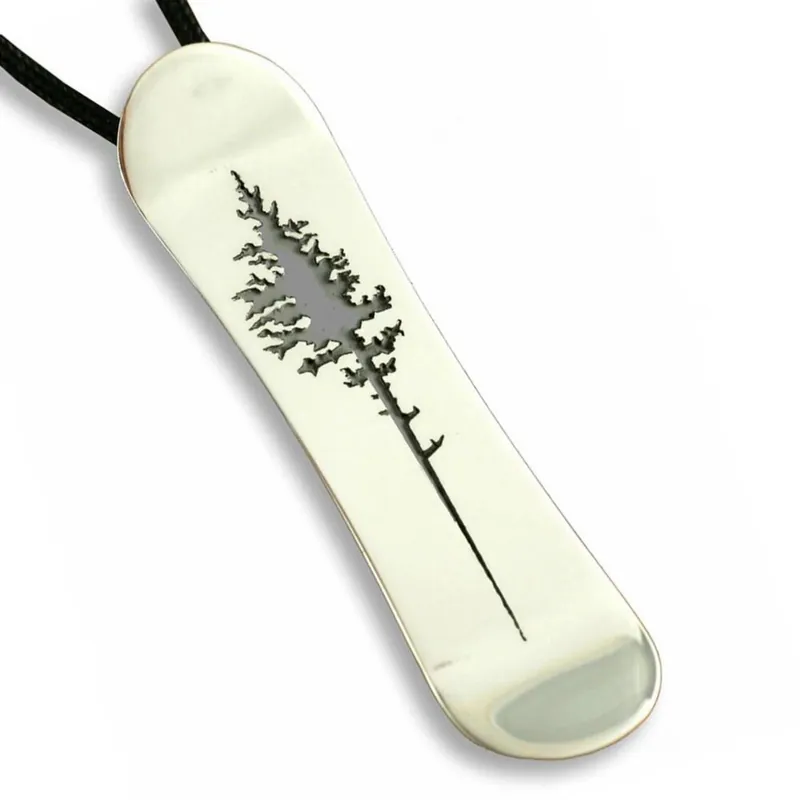 Markenware Silver+Surf Silber Schmuck Snowboard Tree Baum