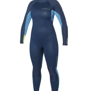 C-Skins Surflite 5/4/3 Womens Neoprenanzug Ink Blue/ Azure/ Yellow Nur Für Kurze Zeit