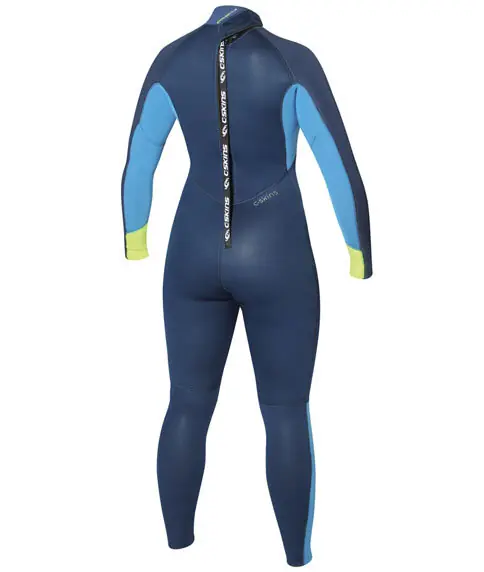 C-Skins SURFLITE 5/4/3 Womens Neoprenanzug Ink Blue/ Azure/ Yellow XS (US4 / UK6) Wochenendangebot