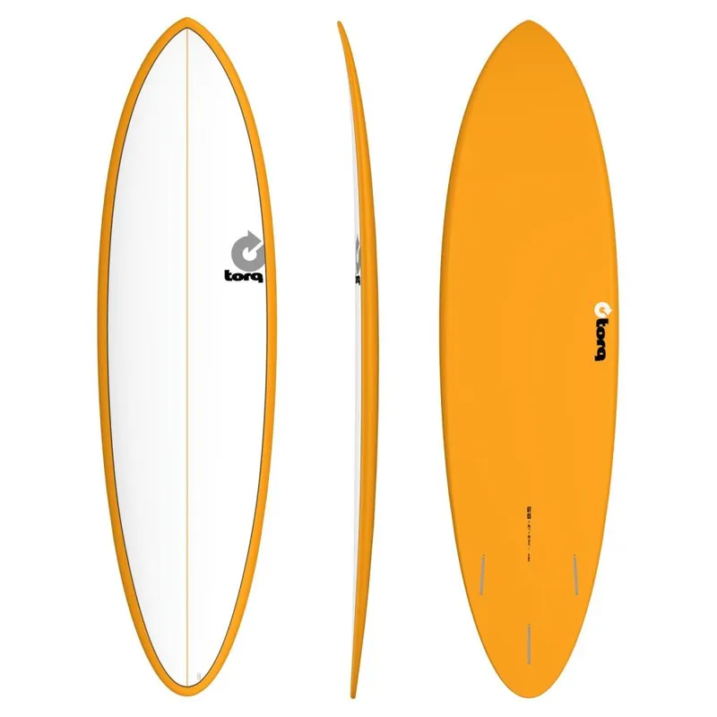 Garantierte Lieferung Surfboard TORQ Epoxy TET 6.8 Funboard White Orange