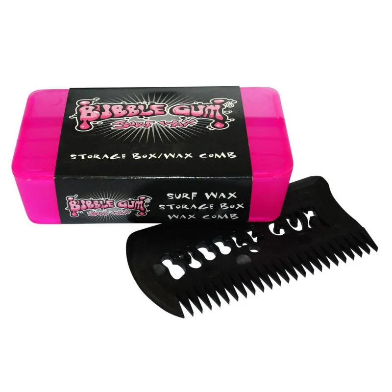 Surf Wax Box BUBBLE GUM mit Surfboard Wachs Kamm Letzte Chance