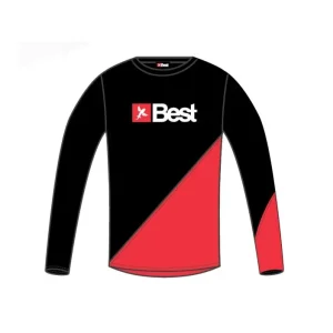 Bestseller Best Kiteboarding Watershirt Rashguard Langarm Black Red M