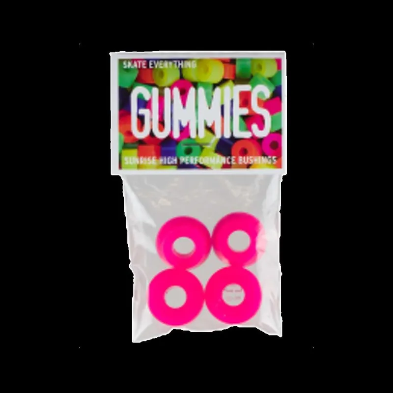 Sunrise Gummies Bushings Barrel Cone Street 95a Pink Highlight