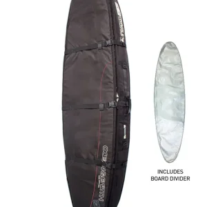 Ocean & Earth Boardbag Travel Double Coffin Shortboard Cover Navy 7`0" Solange Der Vorrat Reicht