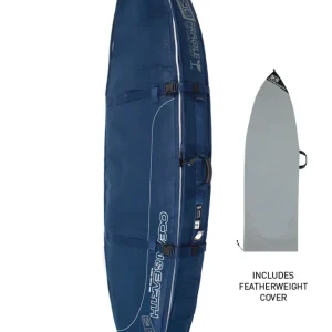 Ocean & Earth Boardbag Travel Triple Coffin Shortboard Cover Black/Red 8´0" Top-Seller