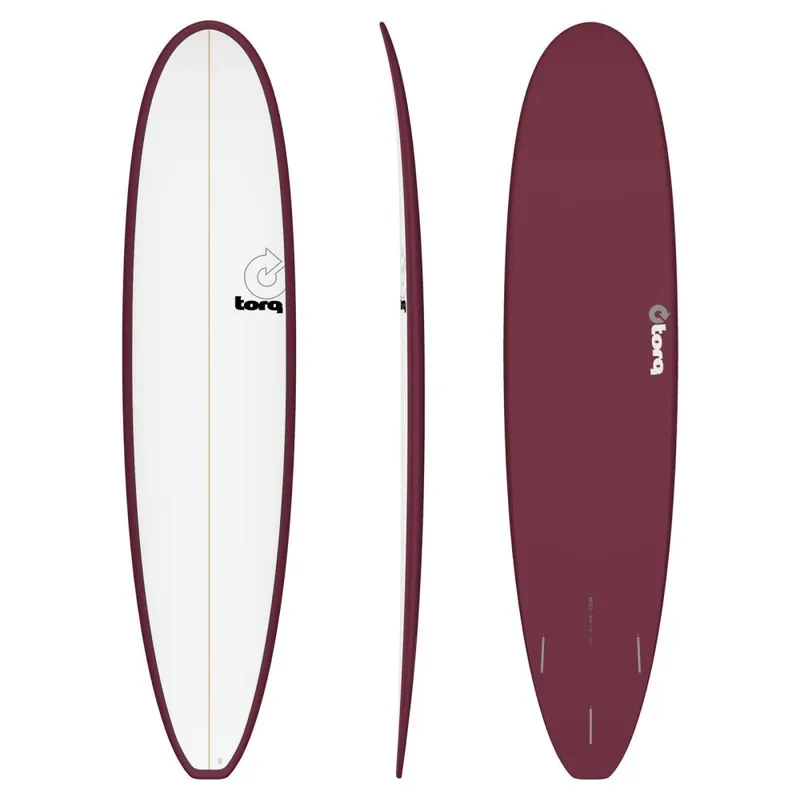Bestpreis Surfboard TORQ Epoxy TET 8.0 Longboard White Burgu