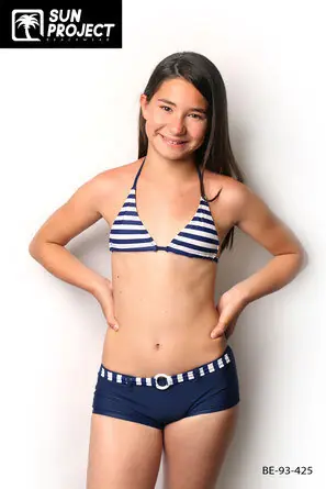 Zertifiziert Sun Project Kids Bikini Maritim Stripes 164