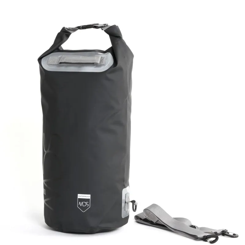 MDS wasserdichter Packsack 12 Liter Schwarz Markenware