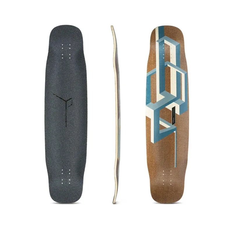 Neu Im Sortiment Loaded Basalt Tesseract Longboard Deck Dark Blue