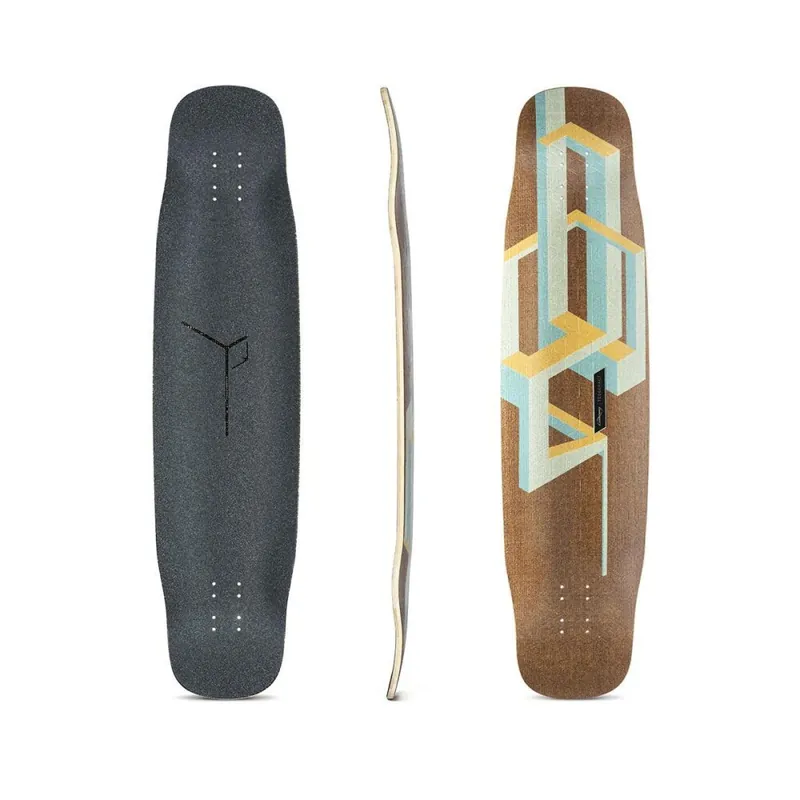 Loaded Basalt Tesseract Longboard Deck Mango Neue Ware