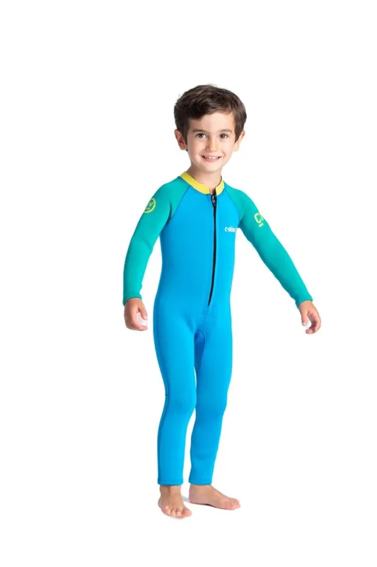 Günstig C-Skins BABY Steamer 3/2 Neoprenanzug Cyan 5 Jahre / S / 112-121cm