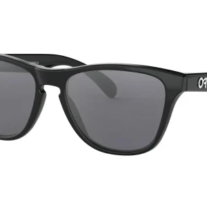Oakley Frogskins XS Sonnenbrille Polished Black Grey Meistverkauft