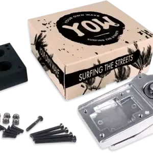 Markenprodukt YOW Truck Version 4 S4 Surf Longboardachse inkl. Riser